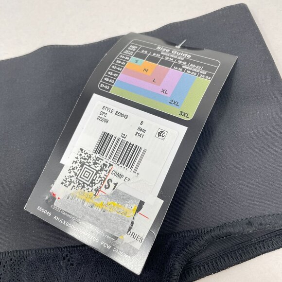 Maidenform Shaping Thong Firm Womens Size Small Black Lave - Picture 5 of 8